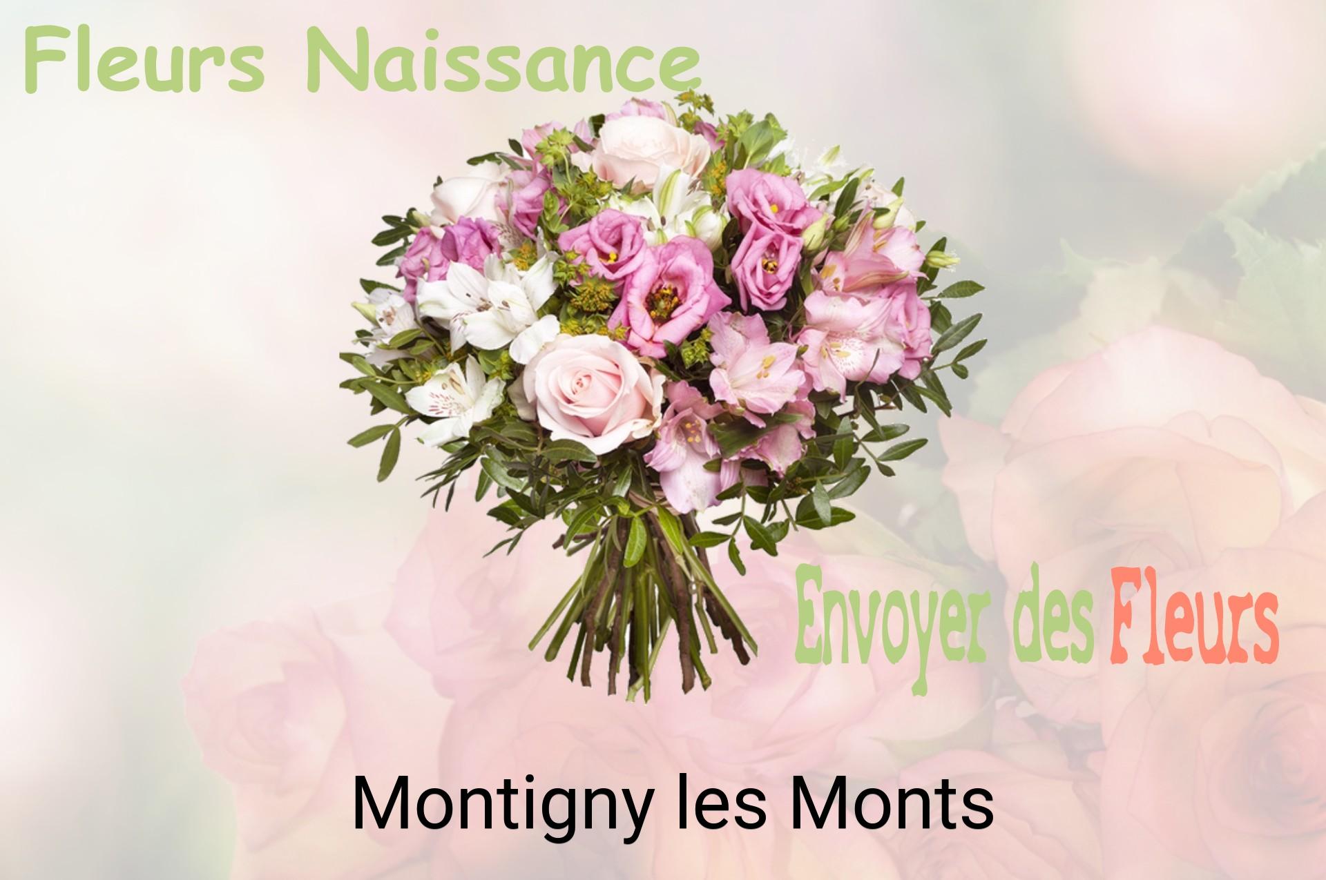 Bouquet de fleurs de naissance livré à Montigny-les-Monts